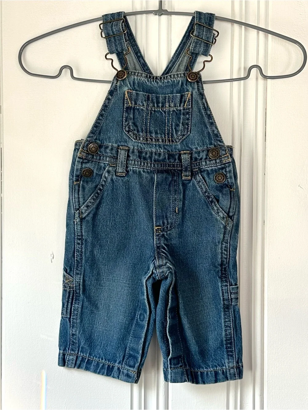 Classic Blue Denim Blue Kids 3M Overalls by Carter’s